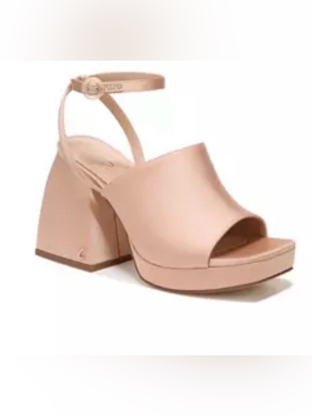 Circus by Sam Edelman Miranda Blush Open-Toe Platform Block Heel Sandal 5.5M New